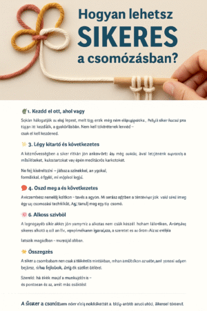 🎀 Hogyan lehetsz sikeres a csomózásban?