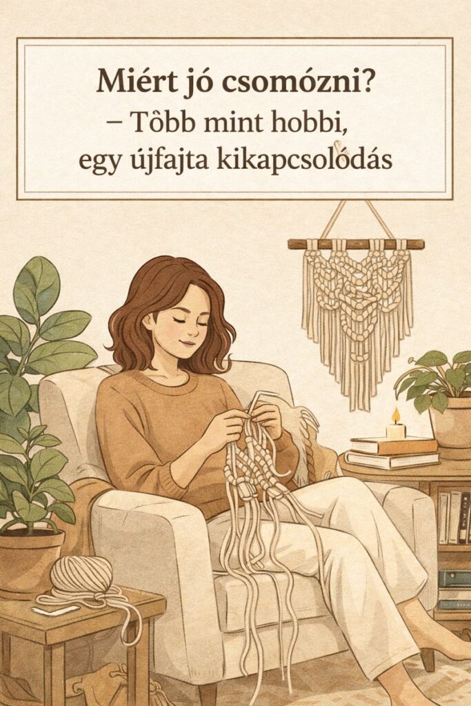 A csomózás csak egy kézműves technika?